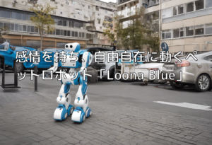 感情を持ち、自由自在に動くペットロボット「Loona Blue」