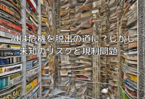 AIは危機を脱出の道に？しかし、未知のリスクと規制問題