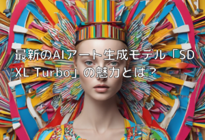 最新のAIアート生成モデル「SDXL Turbo」の魅力とは？