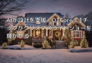 AIが設計を支援、QTCore-C1チップがクリスマスライトショーを輝かせる