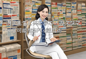 冴子先生と共に学ぶ！カスタマイズ可能なGPTs活用術