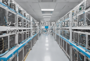 ダイキン工業の挑戦：社内生成AIの導入とその変化