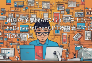 衝撃の企業間AIスパイ事件！ByteDanceがChatGPT技術流用でBANの憂き目