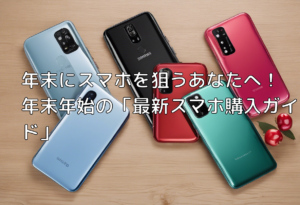 年末にスマホを狙うあなたへ！年末年始の「最新スマホ購入ガイド」