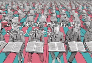 AIの試験成績、意外な結果に！数学は人より劣る？