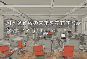 AIと著作権の未来を左右する訴訟劇、NYT対OpenAI