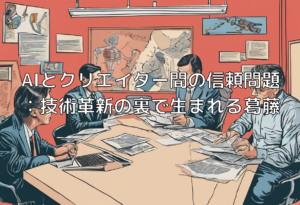 AIとクリエイター間の信頼問題：技術革新の裏で生まれる葛藤