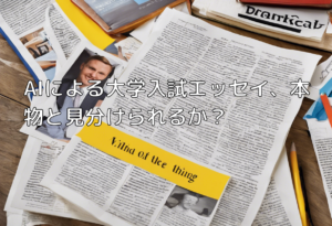 AIによる大学入試エッセイ、本物と見分けられるか？