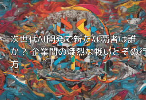 次世代AI開発で新たな覇者は誰か？ 企業間の熾烈な戦いとその行方
