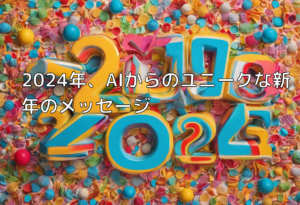 2024年、AIからのユニークな新年のメッセージ