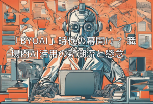 「BYOAI」時代の幕開け？ 職場内AI活用の新潮流と懸念