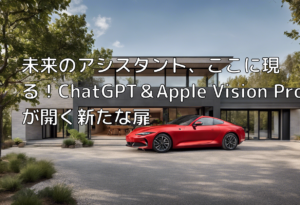 未来のアシスタント、ここに現る！ChatGPT＆Apple Vision Proが開く新たな扉