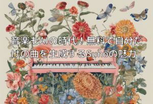 音楽もAIの時代！無料で自分だけの曲を生成するSunoの魅力