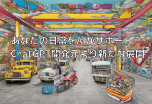 あなたの日常をAIがサポート？ChatGPT開発元より新たな展開