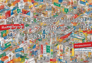 福祉の未来を支える！合同会社ワンストップが開発した多言語対応AI「特例貸付GPT」