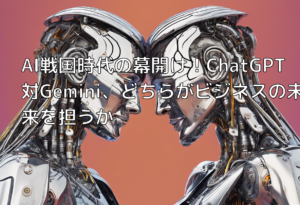 AI戦国時代の幕開け！ChatGPT対Gemini、どちらがビジネスの未来を担うか