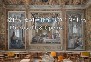 激化するAI著作権戦争：NYT vs. Microsoft & OpenAI