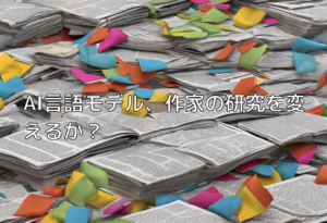 AI言語モデル、作家の研究を変えるか？