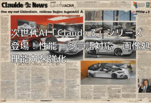 次世代AI「Claude 3」シリーズ登場！性能・多言語対応・画像処理能力を強化