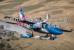 次世代AI「Mistral Large」登場、GPT-4に匹敵する性能か