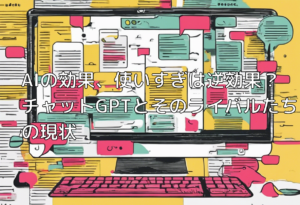 AIの効果、使いすぎは逆効果？チャットGPTとそのライバルたちの現状