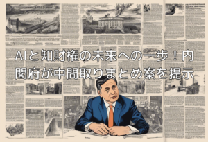 AIと知財権の未来への一歩！内閣府が中間取りまとめ案を提示