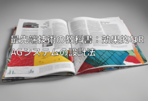 最先端技術の教科書：効果的なRAGシステムの設計法