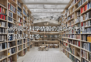 AIの罠？科学情報の誤りが生徒を混乱させる