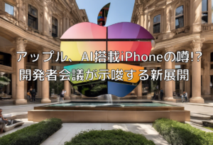 アップル、AI搭載iPhoneの噂!? 開発者会議が示唆する新展開