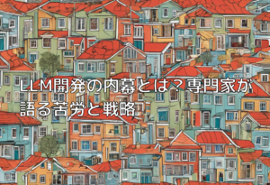 LLM開発の内幕とは？専門家が語る苦労と戦略