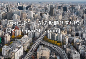 東京に誕生！AIの新時代を切り開く「OpenAI Japan」