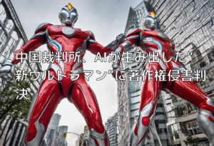 中国裁判所、AIが生み出した“新ウルトラマン”に著作権侵害判決