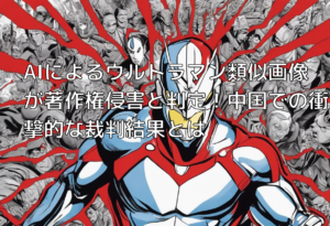 AIによるウルトラマン類似画像が著作権侵害と判定！中国での衝撃的な裁判結果とは