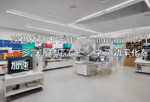 次世代AIモデル「Command R+」、多言語対応でビジネス効率化を加速