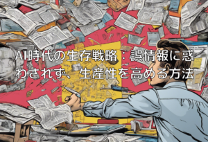 AI時代の生存戦略：誤情報に惑わされず、生産性を高める方法