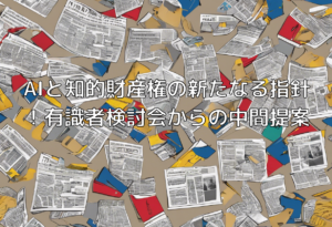 AIと知的財産権の新たなる指針！有識者検討会からの中間提案