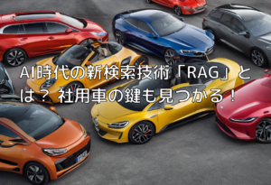 AI時代の新検索技術「RAG」とは？ 社用車の鍵も見つかる！