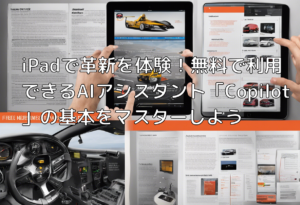 iPadで革新を体験！無料で利用できるAIアシスタント「Copilot」の基本をマスターしよう