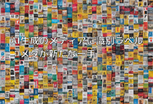 AI生成のメディアに識別ラベル：メタが新たな一手