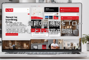 Opera、最新のAI機能を「ローカルLLM」として提供開始