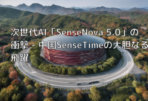 次世代AI「SenseNova 5.0」の衝撃 – 中国SenseTimeの大胆なる飛躍