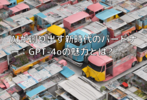 AIが創り出す新時代のパートナー：GPT-4oの魅力とは?