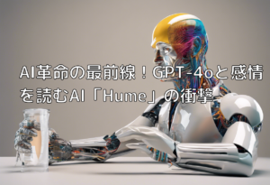 AI革命の最前線！GPT-4oと感情を読むAI「Hume」の衝撃