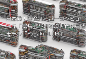 日本発！国産スーパーコンピュータ「富岳」が創る次世代AI言語モデル「Fugaku-LLM」