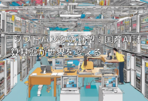 ソフトバンクの野望：国産AI計算基盤が世界を変える