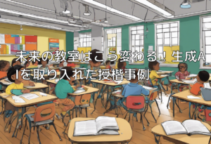 未来の教室はこう変わる！生成AIを取り入れた授楷事例　