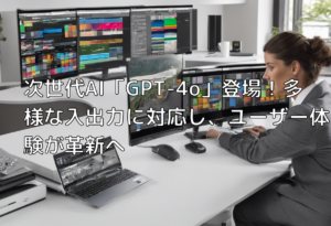 次世代AI「GPT-4o」登場！多様な入出力に対応し、ユーザー体験が革新へ