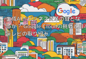 生成AI、ビジネス変革の鍵となるか？ Google Cloudの挑戦と日本テレビの取り組み