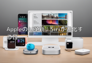 AppleのAI革新：Siriが進化する日