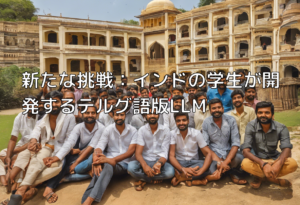 新たな挑戦：インドの学生が開発するテルグ語版LLM